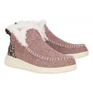 Hey Dude Denny Leopard Boots Size 9